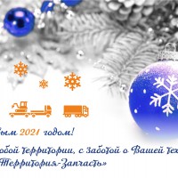 С Новым 2021 годом! - Центральная смазка  "Территория Запчасть", Екатеринбург